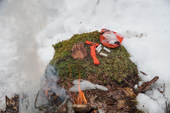 S.O.L. Survive Outdoors Longer Survival Fire Lite Kit & Dry Bag - (Pack of 2)