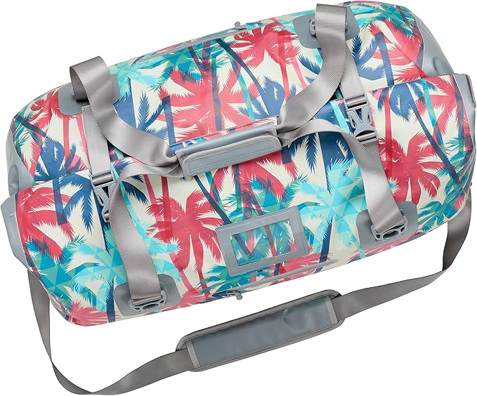 Skog Å Kust Duffelsak Heavy Duty Waterproof Duffel - Gear Bag for Sports, Travel, & More - 60L Palm