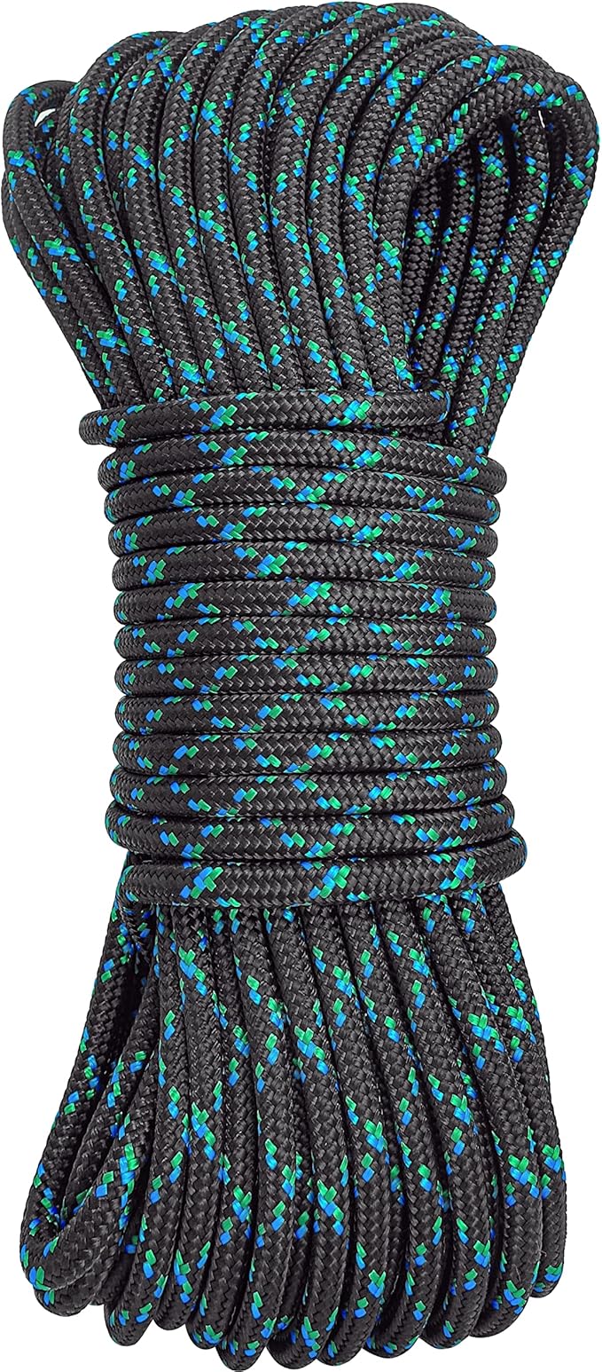 GM CLIMBING 8mm (5/16in) Accessory Cord Rope Double Braid Pre Cut CE/UIAA