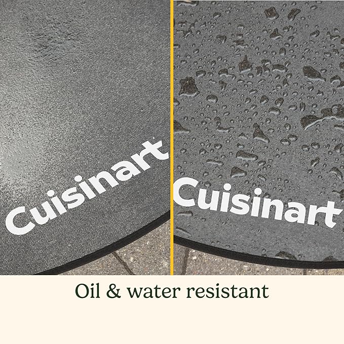 Cuisinart 36” Silicone-Coated Grill Mat with High Heat Resistance, Weather Resistant BBQ Mat for Grills, Griddles, Smokers & Fire Pits, Grease Proof Easy Clean Patio & Deck Protector