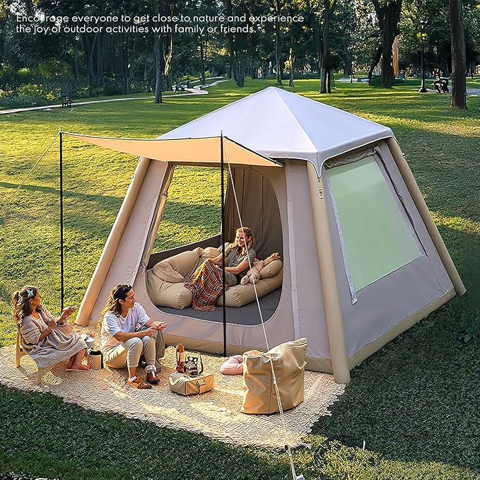 Inflatable Tents for Camping, Large Blow Up Tents for Camping Easy Set Up