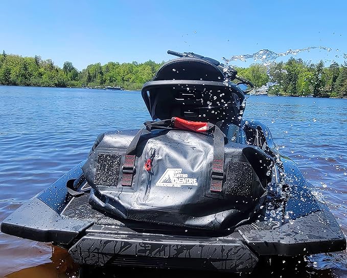 Waterproof Duffel Bag, Marine Grade (120 Liter/31.7 Gallon, Appalachian Series, Black)