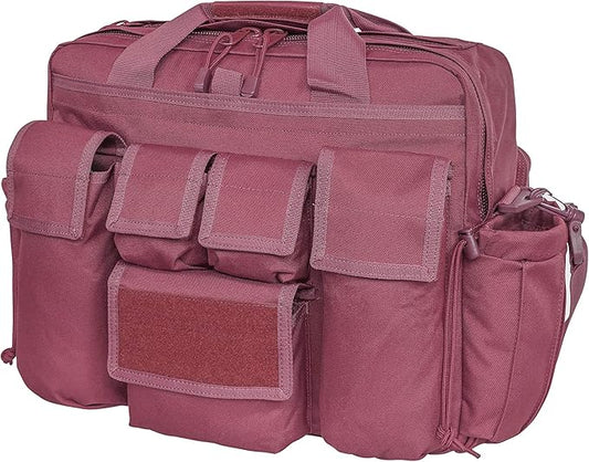 LAPG Camping Gear Jumbo Bail Out Bag, Survival Gear Range Bag, Multiple Pockets, Multi-functional Hiking Gear Bug Out Bag, Maroon
