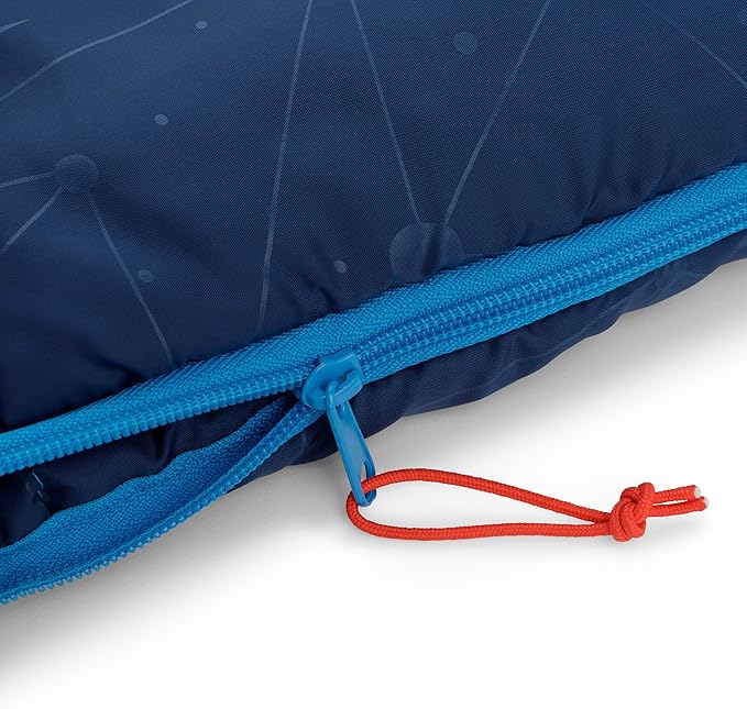 CORE 50 Degree Youth Sleeping Bag | Lightweight & Compact for Boys & Girls | Perfect for Indoor or Outdoor Use, Camping, Backpacking, Hiking, & Sleepovers | Ideal for Warm & Cooler 3 Season Weather