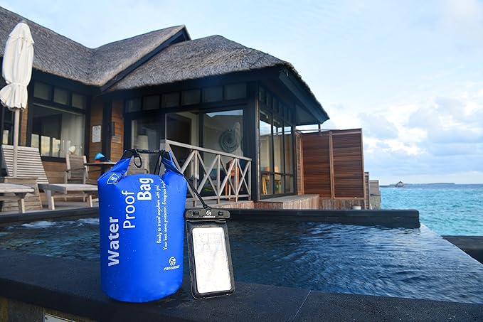 Waterproof Dry Bag - Lightweight Dry Sack with Seals and Waterproof Case - Float on Water - Keeps Gear Dry for Kayaking, Beach, Rafting, Boating, Hiking, Camping and Fishing