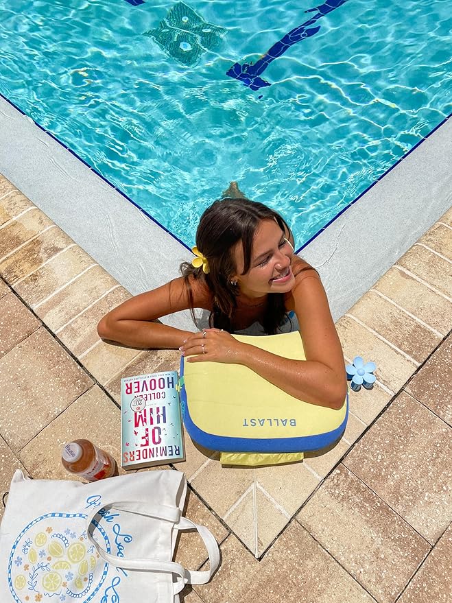 Ballast Beach Pillow – Comfy, Durable & Compact, Stays Put on Windy Beaches with Patented Sand Pouch, Inflatable Pillow for Beaches, Pools, Camping, Festivals and Travel (Sunshine Yellow)