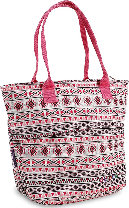 J World New York Lola Tote Bag Insulated Lunch-Box for Women, Skandi Pink, One Size