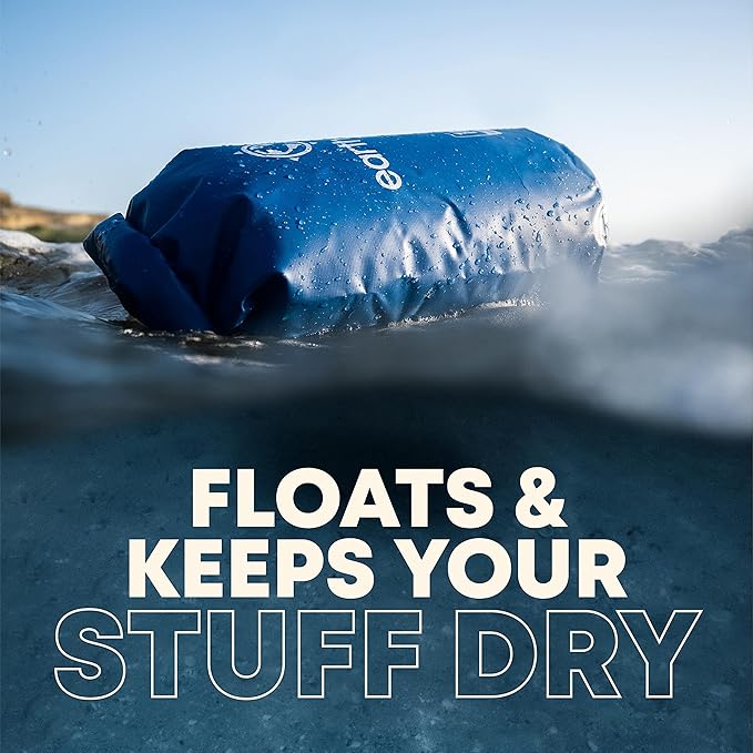 Earth Pak Waterproof Dry Bag - Roll Top Waterproof Backpack Sack Keeps Gear Dry for Kayaking, Beach, Rafting, Boating, Hiking, Camping and Fishing with Waterproof Phone Case
