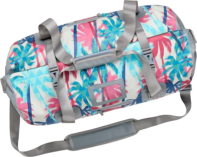 Skog Å Kust Duffelsak Heavy Duty Waterproof Duffel - Gear Bag for Sports, Travel, & More - 40L Palm