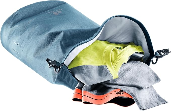 Deuter Drypack Pro 13L, Waterproof 13-Liter Storage Pack Sack for Trekking, Hiking, Bikepacking & Mountain Climbing - Atlantic