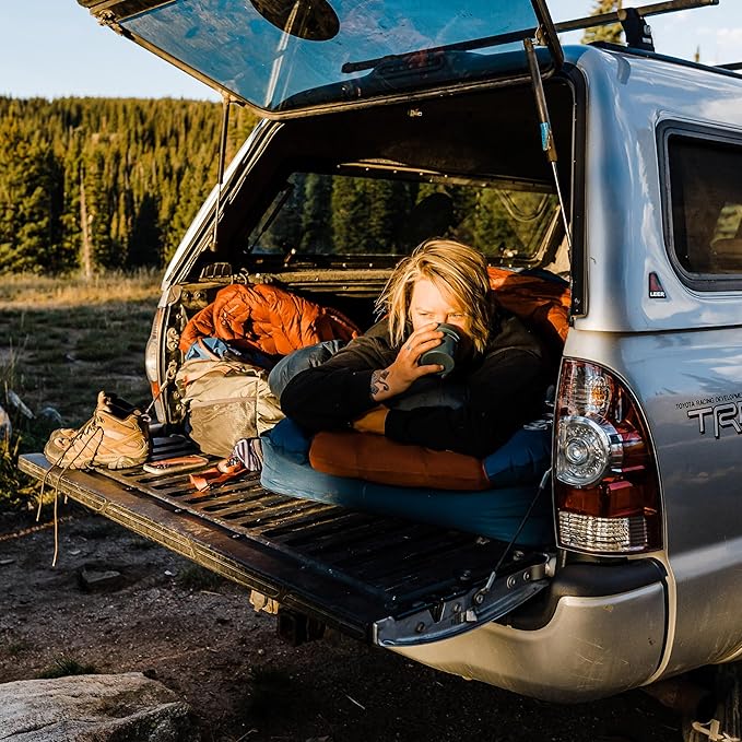 Big Agnes, Boundary Deluxe, Insulated Sleeping Pad, Long, Gibraltar Sea, (20X78)