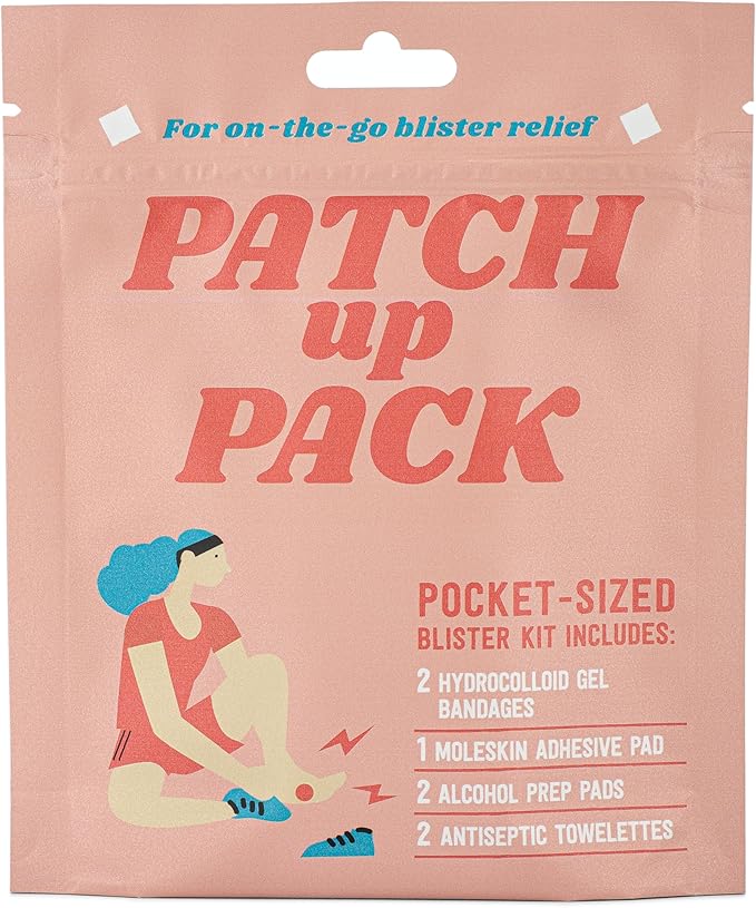 Patch Up Pack, Portable Blister Kit, Pocket-Sized, Outdoor Essentials, for On-The-Go Blister Relief, Perfect for Trail Running, Camping, Hiking, Outdoors