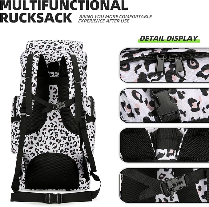 King'sGuard 70L Camping Hiking Backpack Tactical Backpack Military Molle Rucksack Backpack for Outdoor