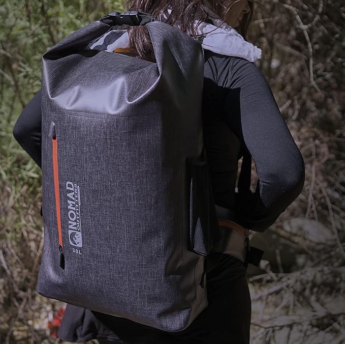 | Maverick 30L - Waterproof Backpack Roll-Top Dry Bag for Kayaking, Rafting, Boating, Surfing, Hiking, Camping, Fishing