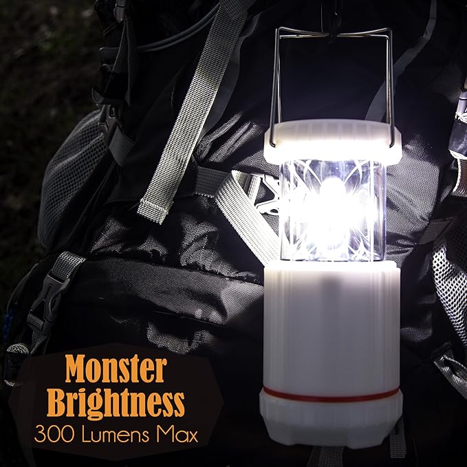 Camping Lantern for Power Outages – Battery Powered LED Light for Emergency, Survival, and Outdoors – Portable Ultra Bright Lantern with Glow Mode for Indoor Use