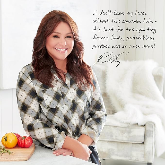 Rachael Ray Chillout Soft Sided Cooler Bag - Insulated, Leak Proof, Portable for Travel