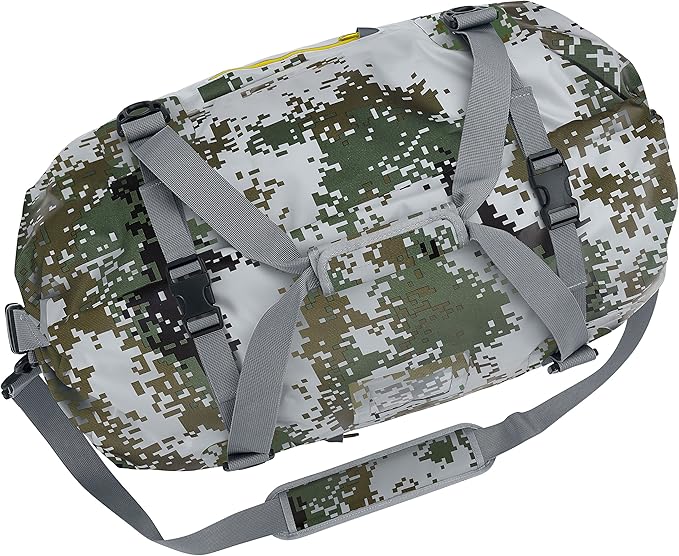 Skog Å Kust Duffelsak Heavy Duty Waterproof Duffel - Gear Bag for Sports, Travel, & More - 40L DigiCamo
