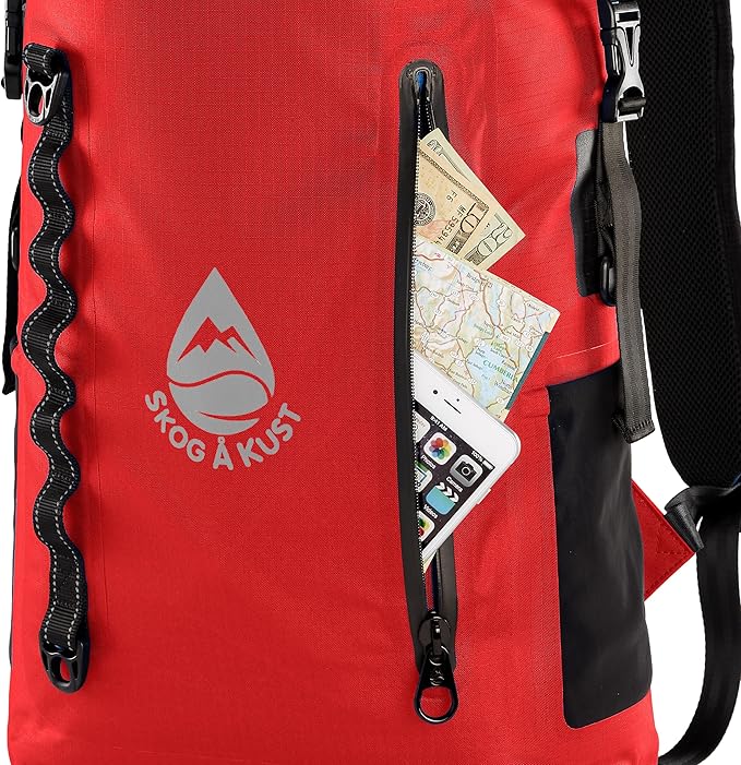 Skog Å Kust BackSåk Pro Waterproof Floating Backpacks with Exterior Airtight Zippered Pocket
