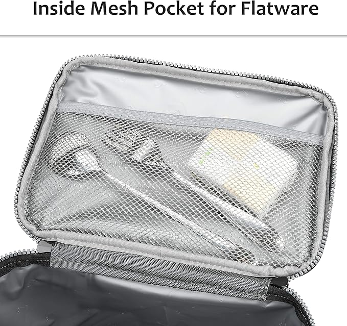 Tirrinia Insulated Lunch Bag for Women Men, Leakproof Thermal Reusable Lunch Box Tote for Adult by Tirrinia, Lunch Cooler for Office Work, Purple