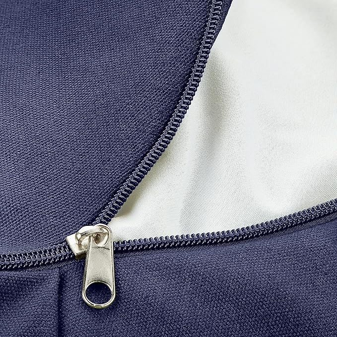 Retrospec Sedona Zafu Meditation Cushion Filled w/Buckwheat Hulls - Yoga Pillow for Meditation Practices - Machine Washable 100% Cotton Cover & Durable Carry Handle; Crescent, Midnight