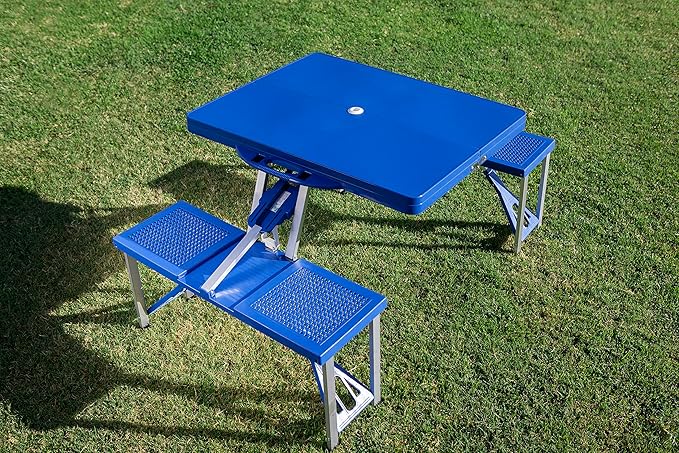 PICNIC TIME NHL Unisex-Adult NHL Picnic Table Portable Folding Table with Seats
