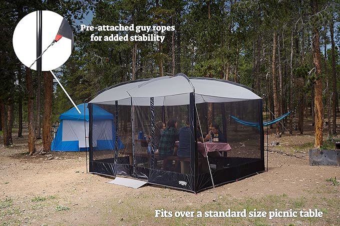 Magnetic Screen House, Magnetic Screen Shelter for Camping, Travel, Picnics, Tailgating, and More