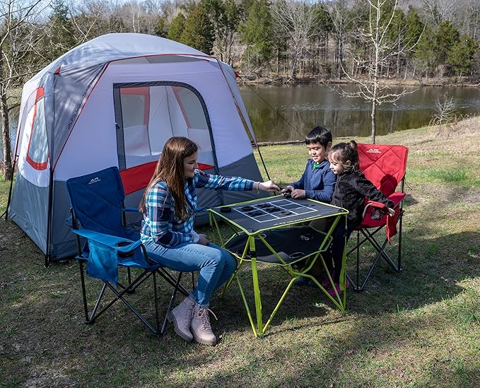 ALPS Mountaineering Eclipse Portable, Compact Camping and Game Table with Carry Bag